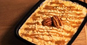 Peach Cobbler Overnight Oats